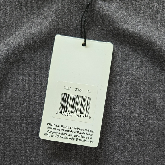Pebble Beach Gray Short Sleeve Polo Size XL - Picture 5 of 12